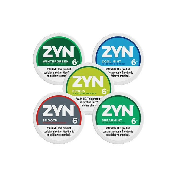 ZYN TobaccoFree Nicotine Pouches All Flavors 3mg, 6mg