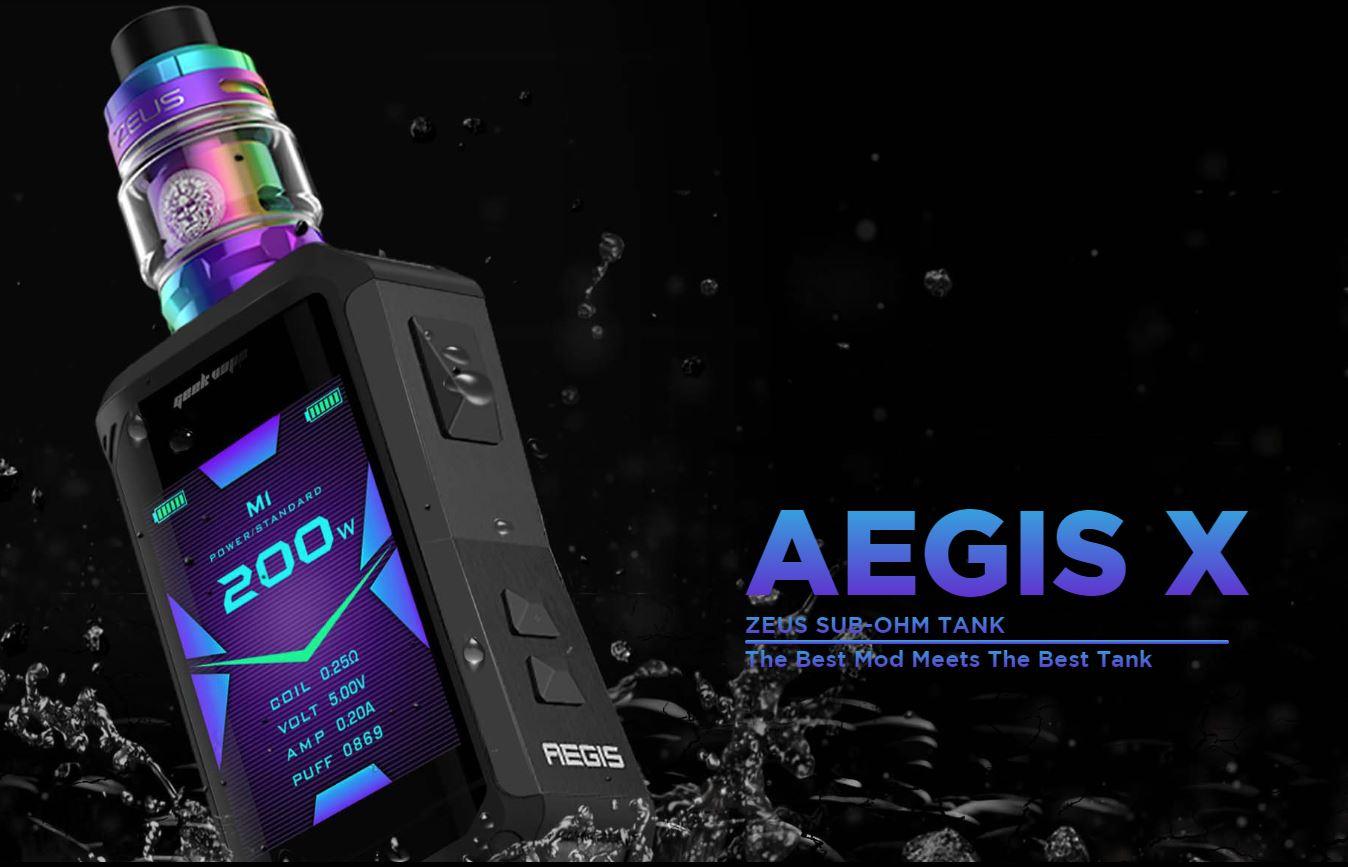 GeekVape Aegis X Zeus SubOhm Box Mod Starter Kit